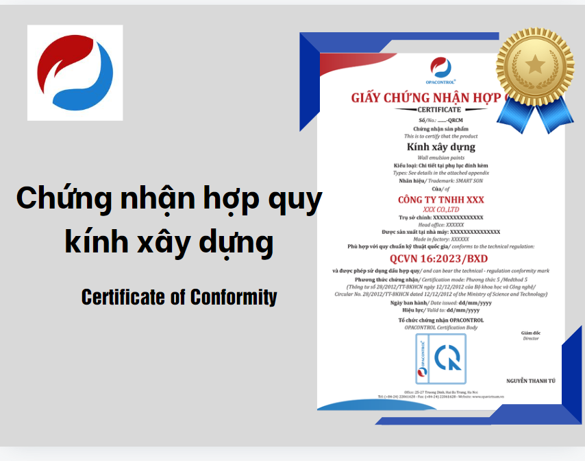 CNHQ kính xây dựng tại OPACONTROL