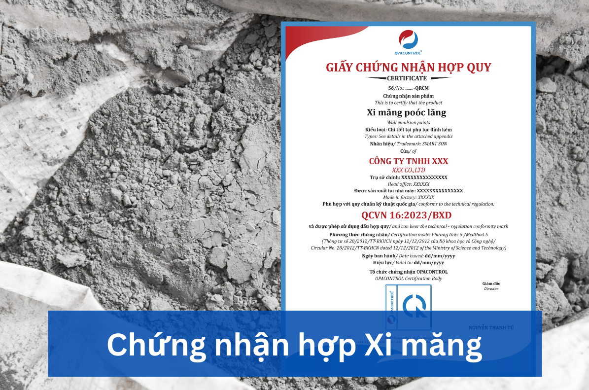 Hợp quy xi măng theo QCVN 16