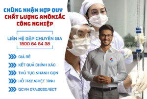 Chứng nhận hợp quy Chất lượng Amôniắc công nghiệp- QCVN 07A:2020/BCT