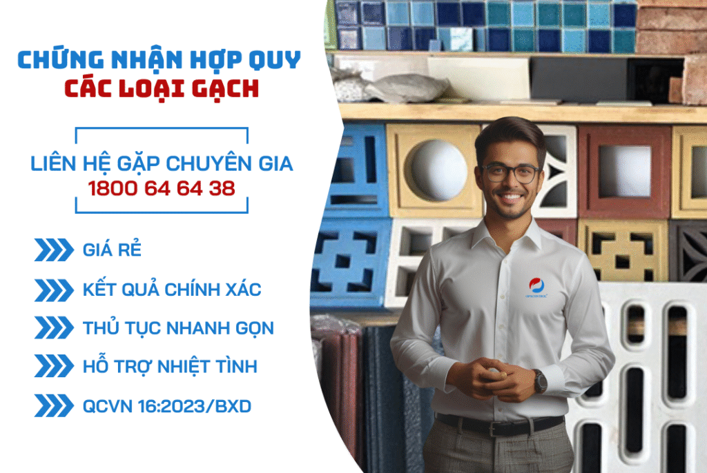 Chứng nhận hợp quy gạch bê tông