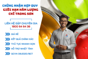 Chứng nhận hợp quy về Hàm lượng chì trong sơn