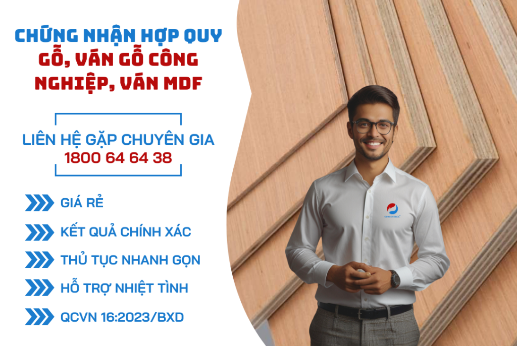 Chứng nhận hợp quy ván mdf