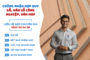 Chứng nhận hợp quy ván mdf
