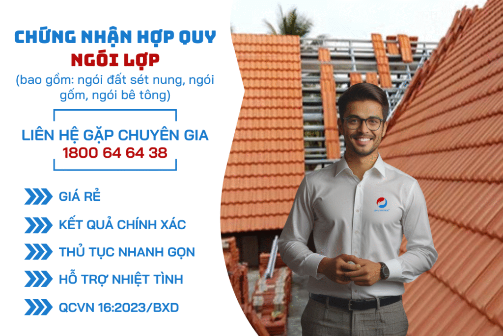 chứng nhận hợp quy ngói lợp