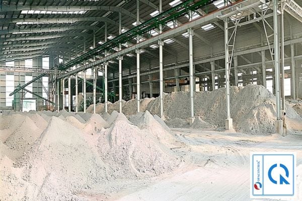 Hình ảnh thạch cao Phospho dùng để sản xuất các loại xi măng