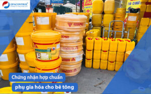 Hợp chuẩn phụ gia hóa cho bê tông
