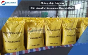 PAC là hóa chất được sử dụng phổ biến để xử lý nước thải