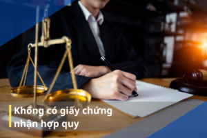 Không có giấy chứng nhận hợp quy cho sản phẩm bị phạt như nào?
