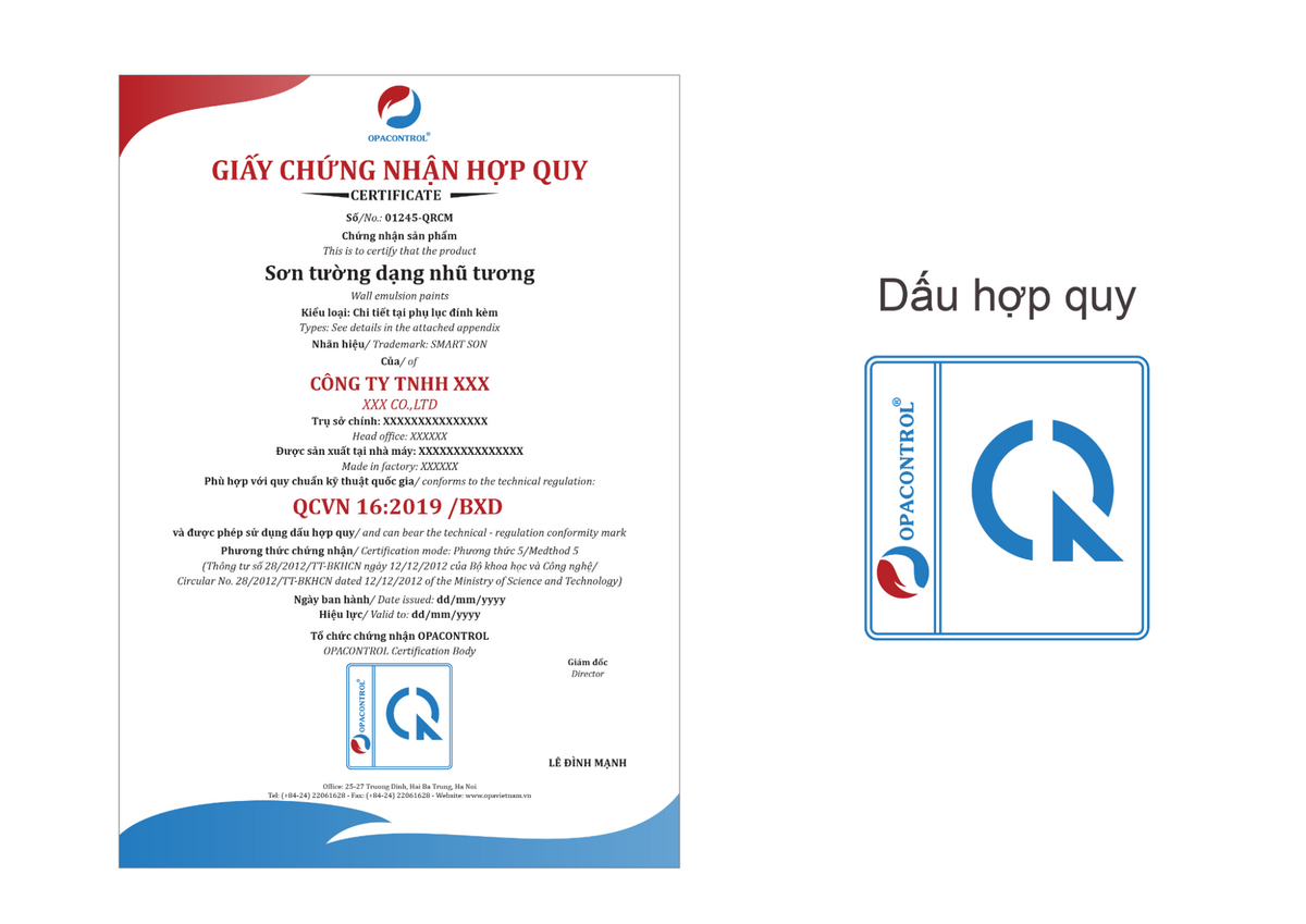 Căn cứ pháp lý dành cho dấu hợp quy “CR”