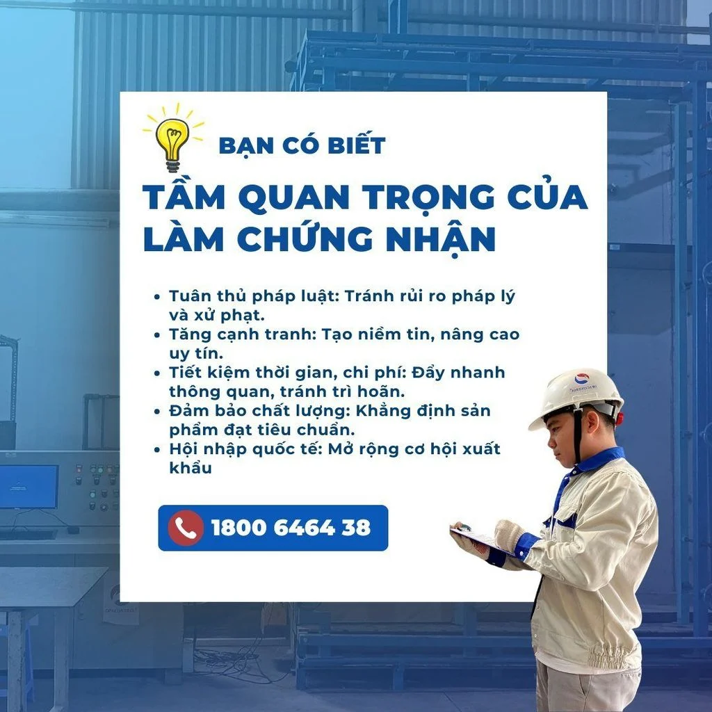Tầm quan trọng làm chứng nhận 